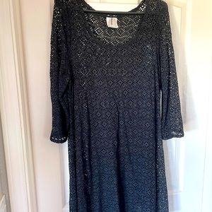 Lacy swimsuit coverup